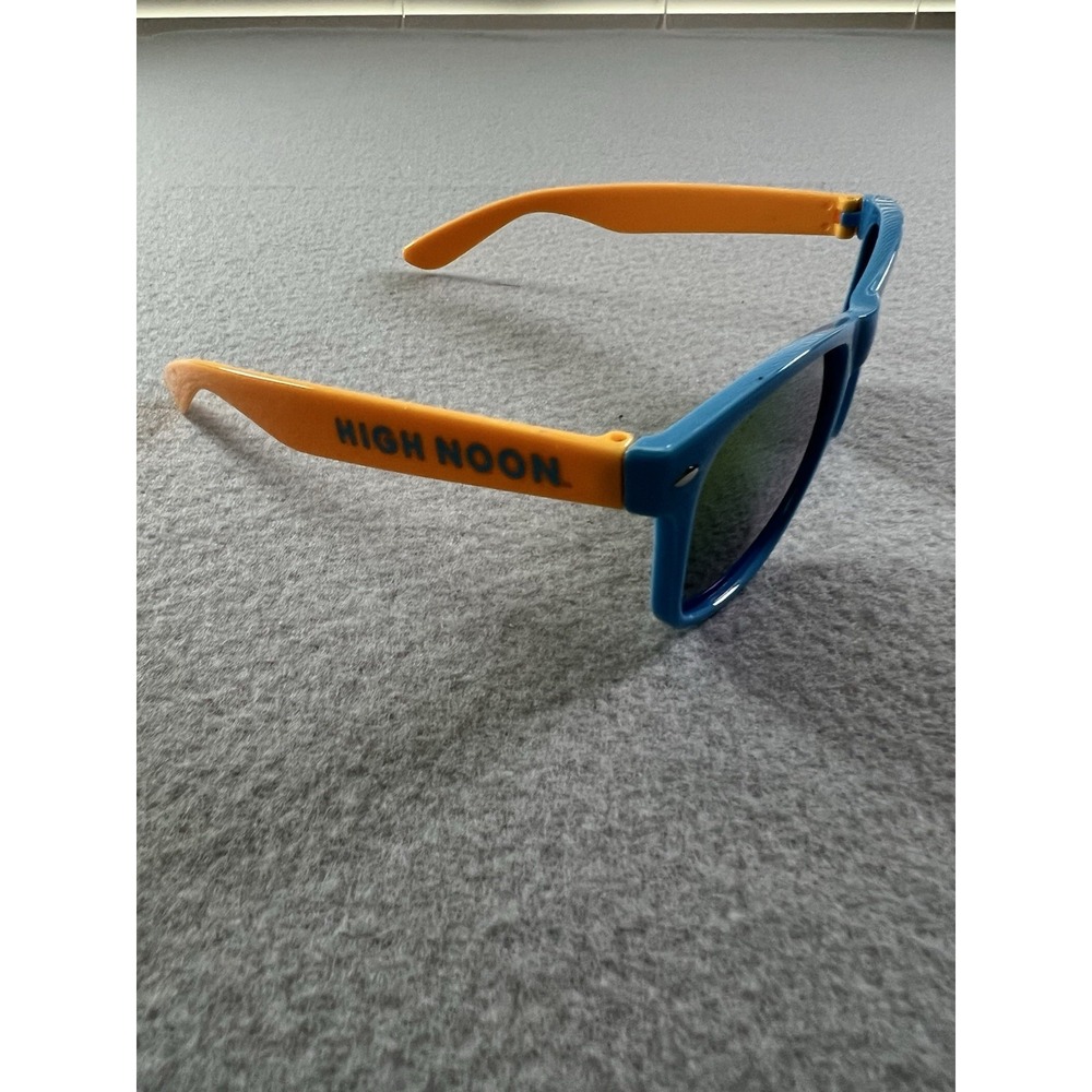 High Noon Vodka‎ Seltzer Adult Sunglasses Blue & Yellow UV 400 Party Shades 90's